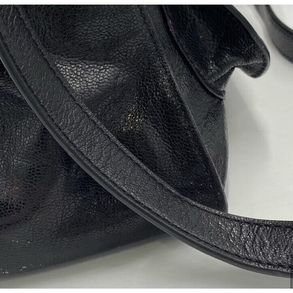 MICHAEL KORS Naomi Large Satchel‎ Black Luxury Leather Zippers Handbag Purse Bag - Picture 8 of 12